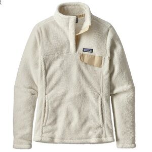 Patagonia Women's Re-Tool Snap-T® Pullover Raw Linen - White X-Dye Large